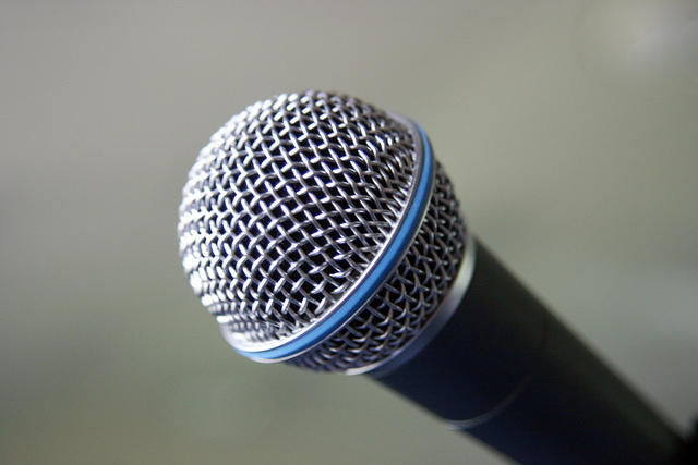Picture of a microphone
